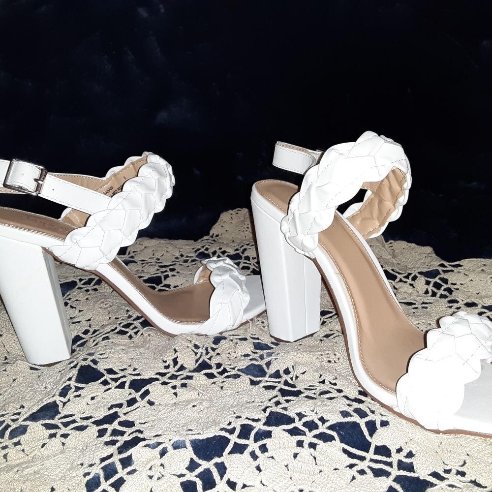 Charlotte Russe White Faux Leather